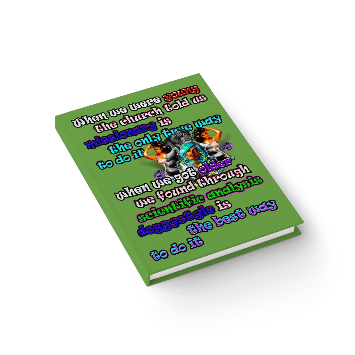 doggystyle - journal-lined (green)