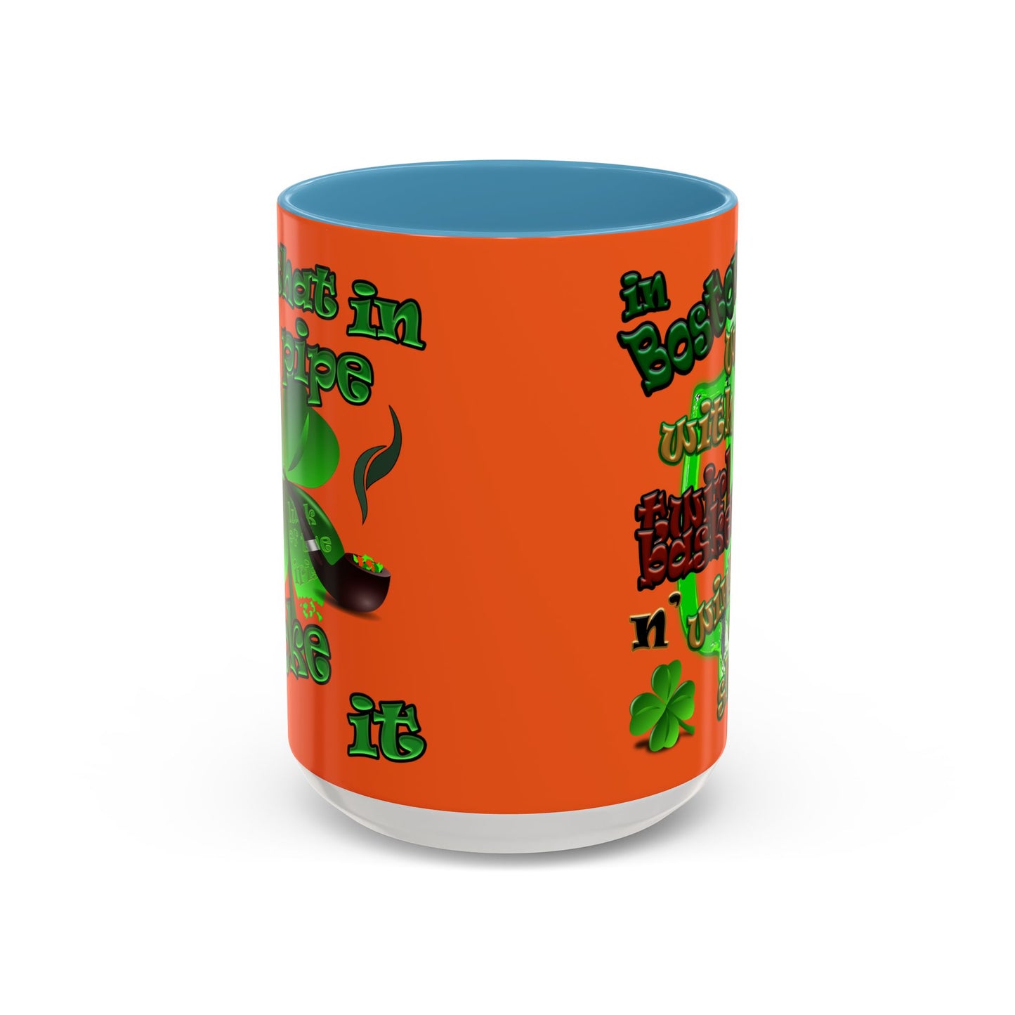 celtics logo - Accent Mug (orange)