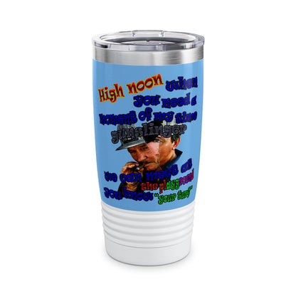 high noon - Ringneck Tumbler, 20oz (light blue)