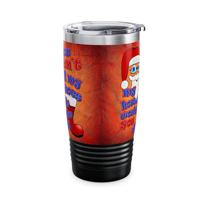 santa's shoes - Ringneck Tumbler, 20oz (burnt orange)