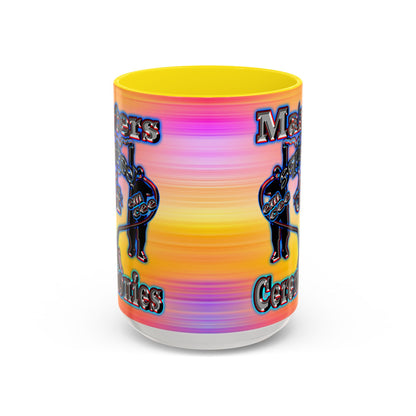 em cee squared - Accent Mug (color blur)