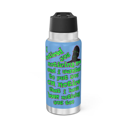 noticed you noticing - Gator Tumbler, 32oz (light blue)
