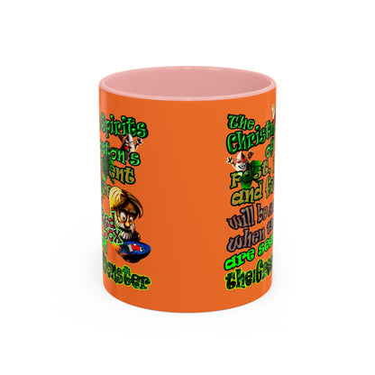 christmas spirits of boston - Accent Mug (crusta)