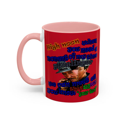 high noon - Accent Mug (dark red)