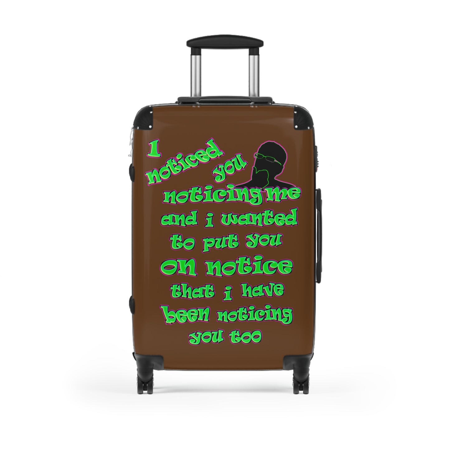 noticed you noticing - Suitcase (brown)