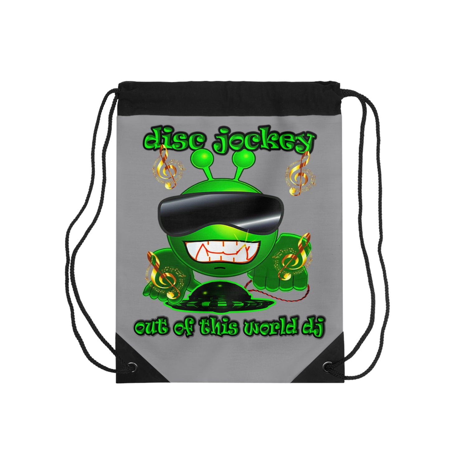 disc jockey - Drawstring Bag (grey)