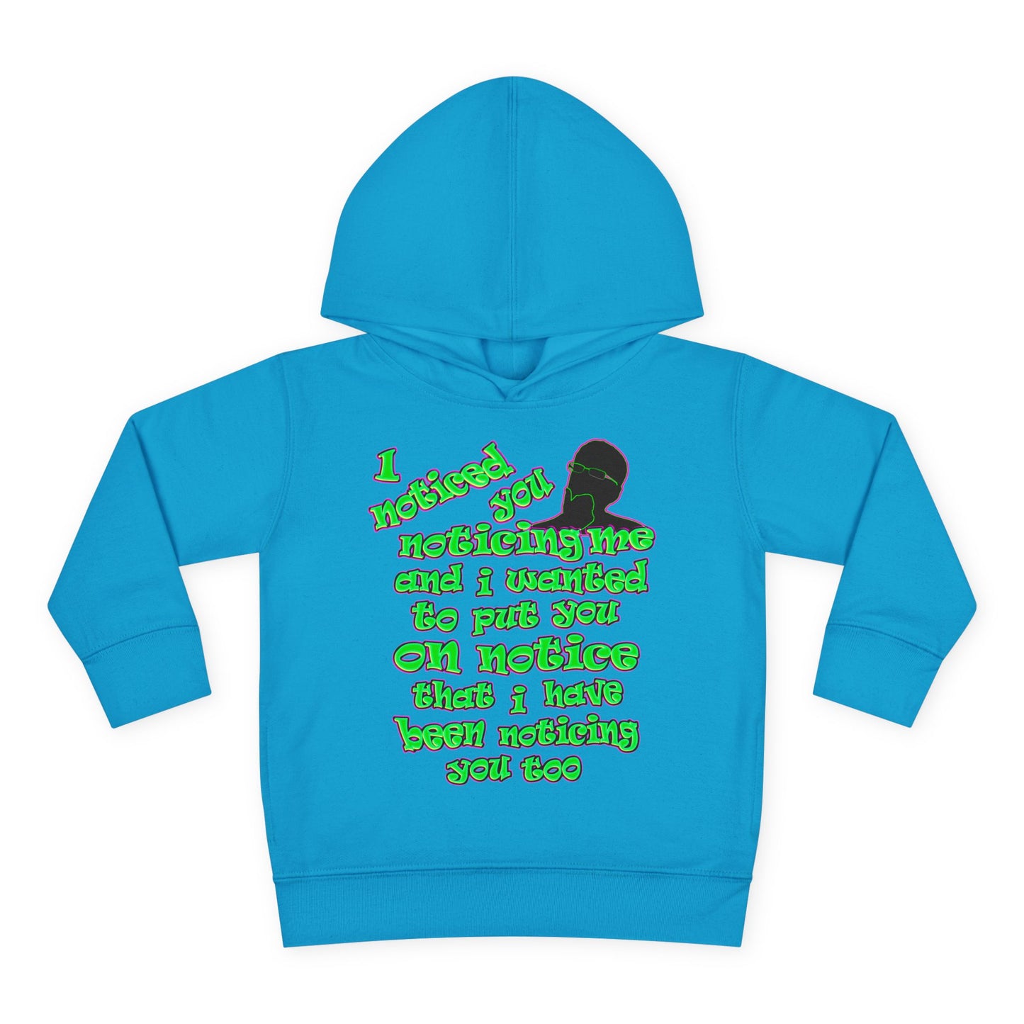 noticed you noticing - Toddler Pullover Fleece Hoodie