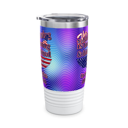 american wing - Ringneck Tumbler, 20oz (purple wave)