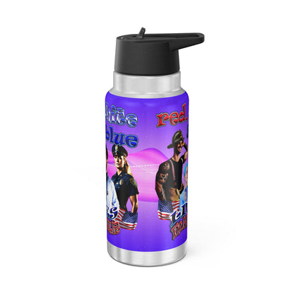 rw&b lives matter - Gator Tumbler, 32oz  (purple-pink wave)