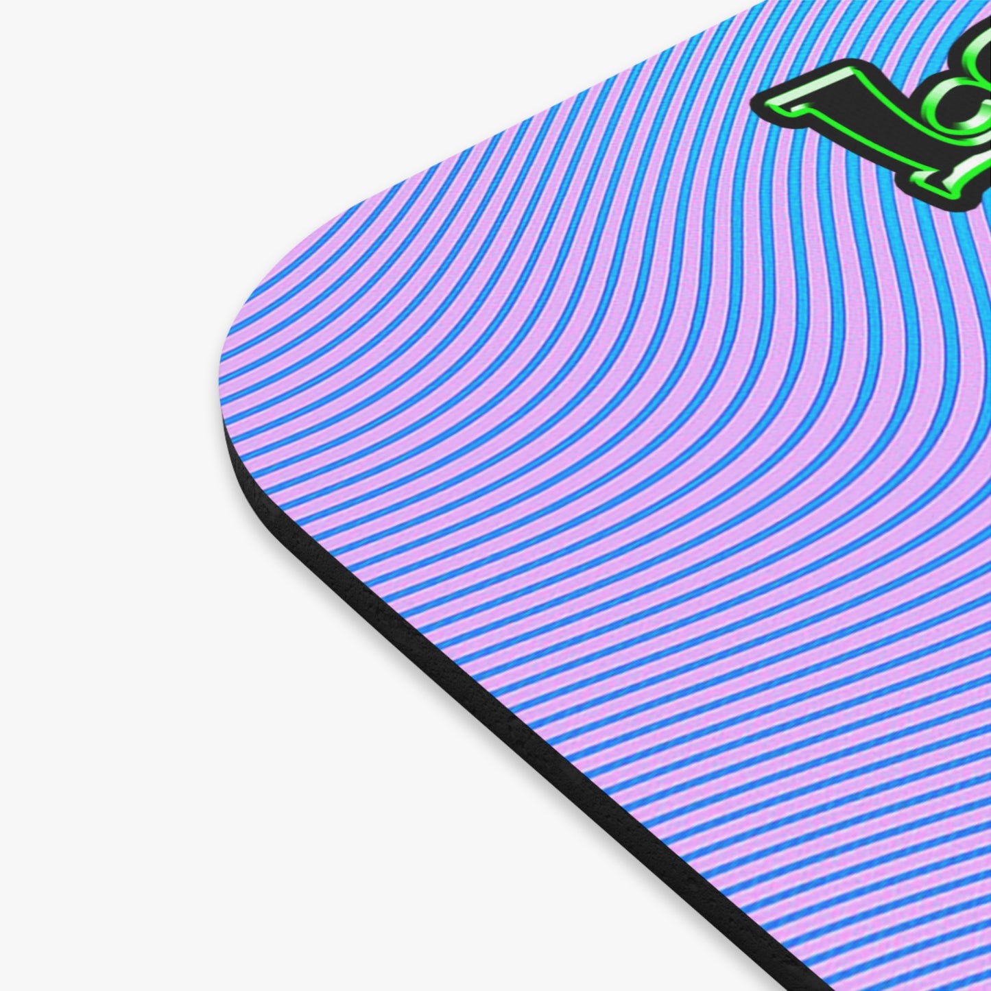 og - Mouse Pad (Rectangle) (light blue-purple wave)