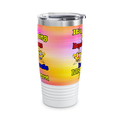 popping like popcorn - Ringneck Tumbler, 20oz (color blur)