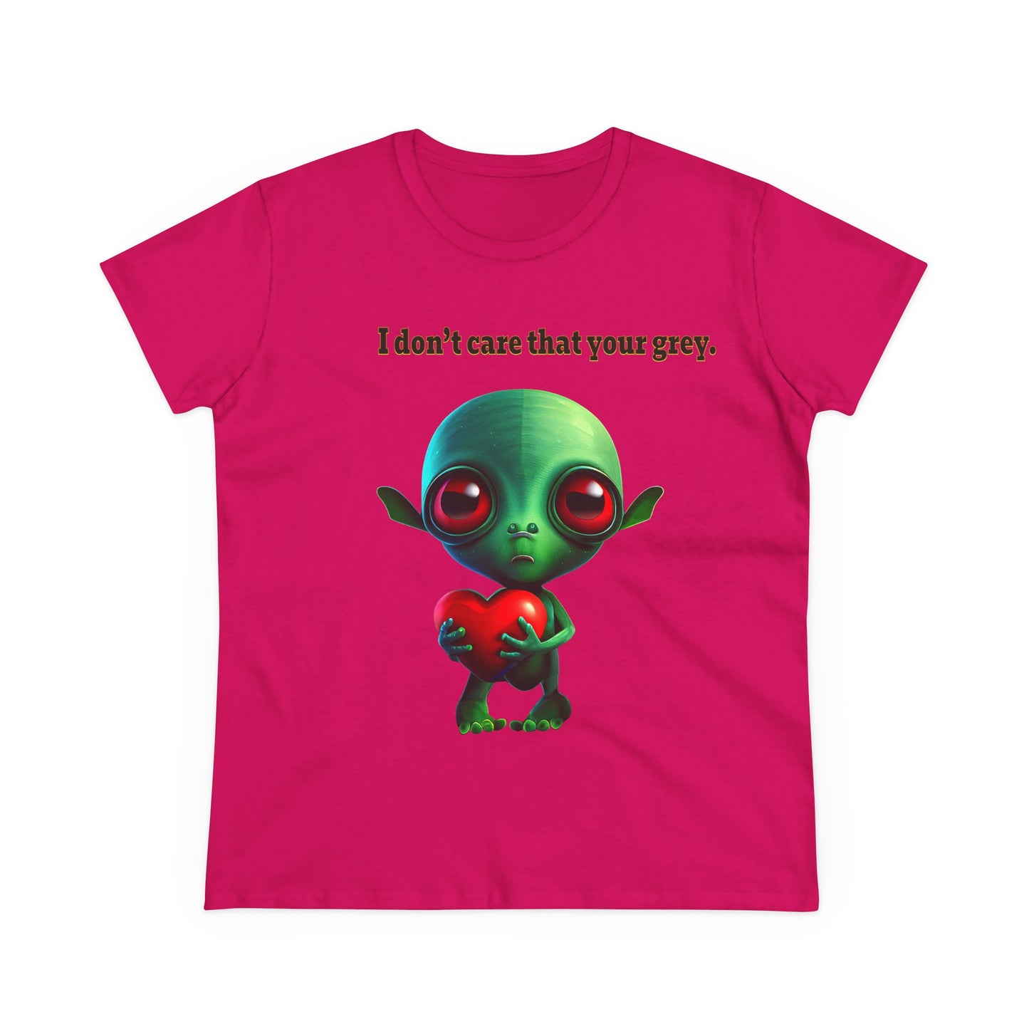 I don't care that your grey - Women's Midweight Cotton Tee