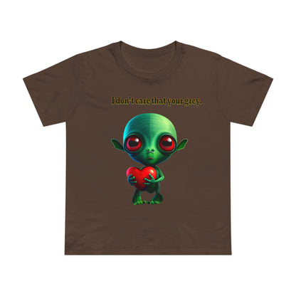 I don't care that your grey - Women’s Maple Tee