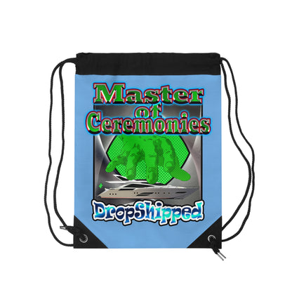 logo - Drawstring Bag (light blue)