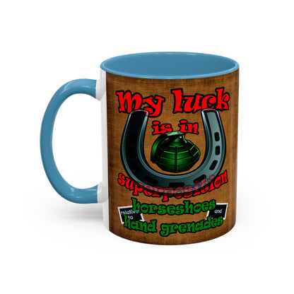 my luck - Accent Mug (brown papyrus)