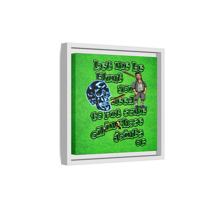 og - framed canvas art (green turf)
