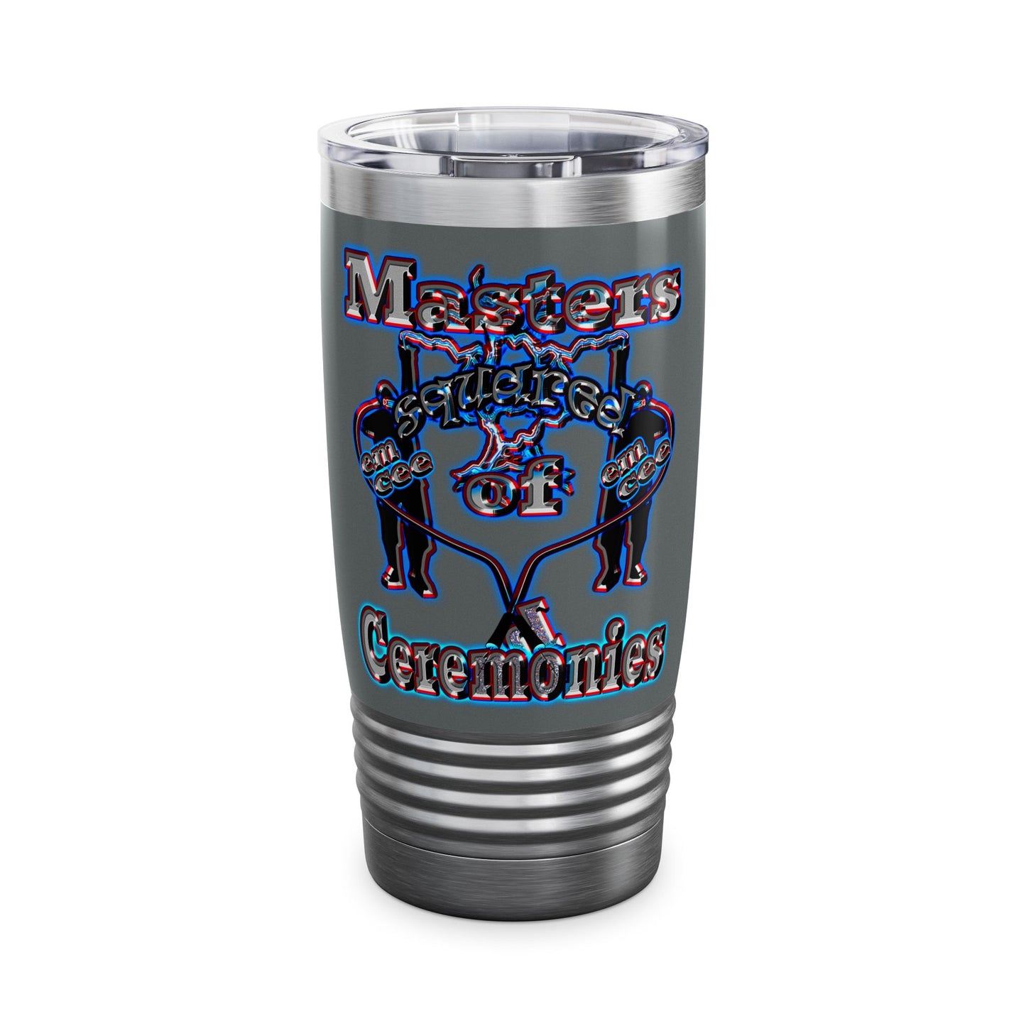 em cee squared - Ringneck Tumbler, 20oz (dark grey)