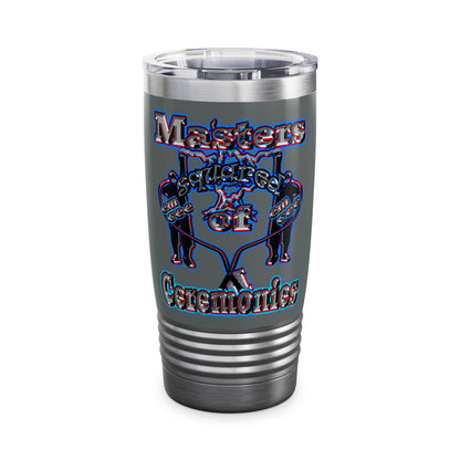 em cee squared - Ringneck Tumbler, 20oz (dark grey)