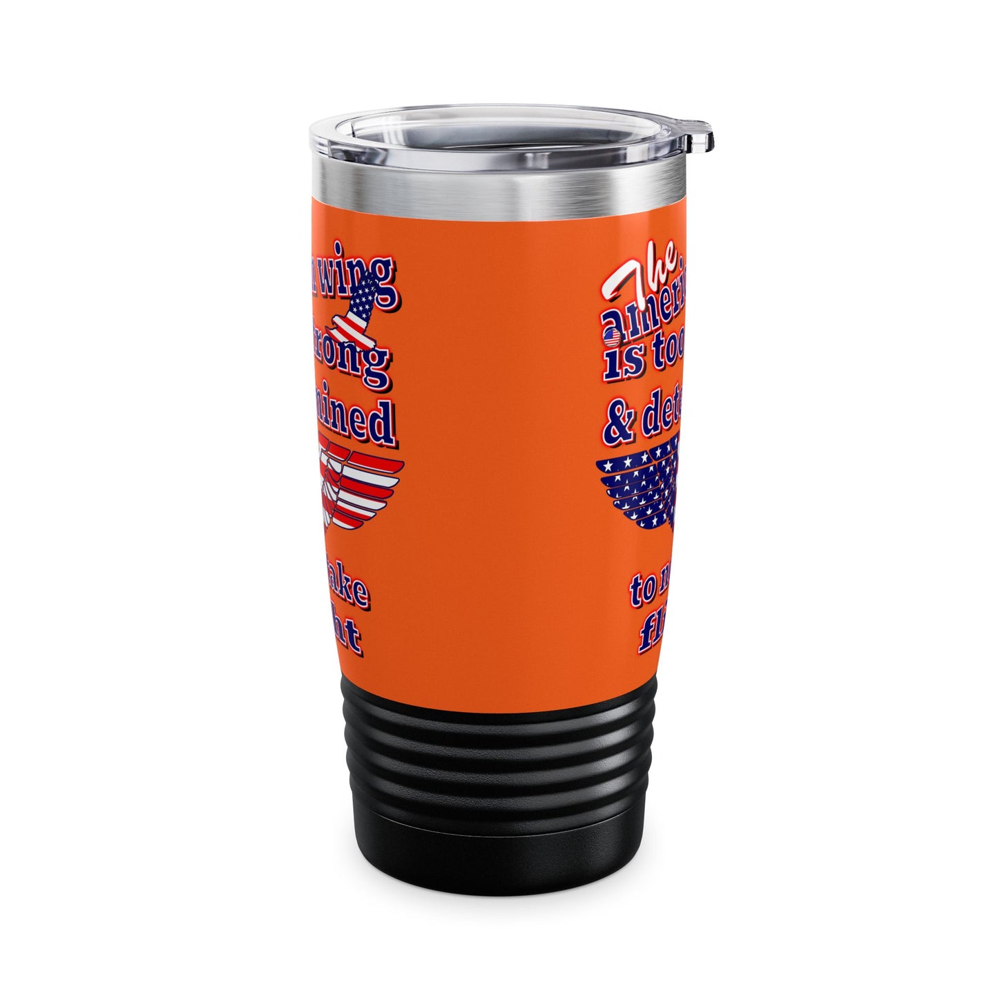 american wing - Ringneck Tumbler, 20oz (orange)