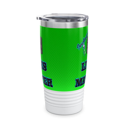 irrelevant - Ringneck Tumbler, 20oz (logo green)