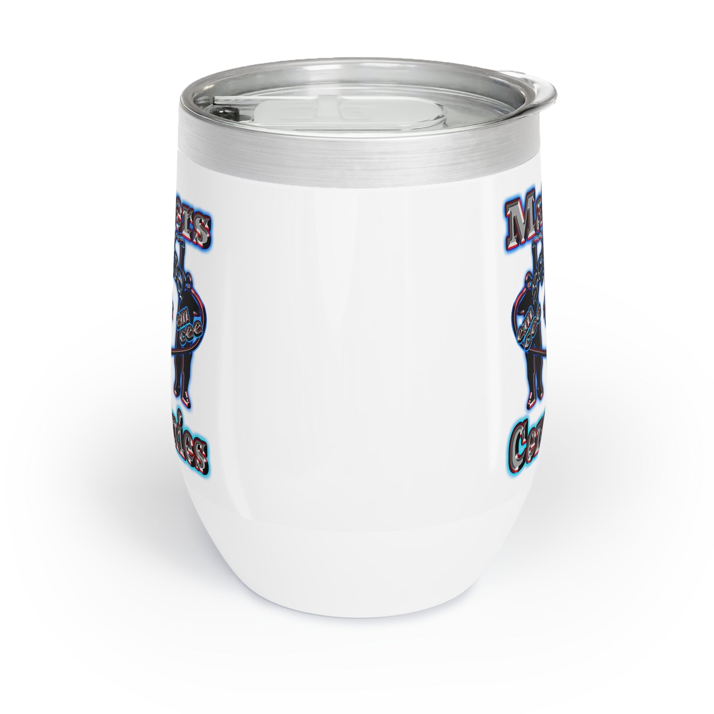 em cee squared - Chill Wine Tumbler (white)