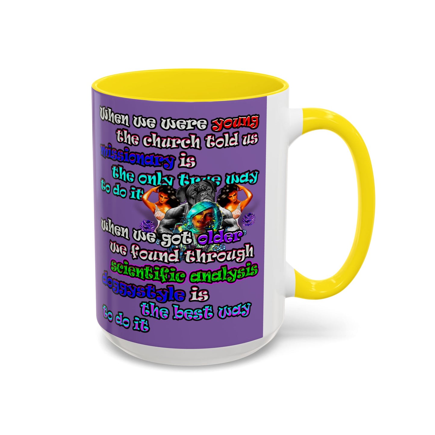 doggystyle - Accent Mug (light purple)