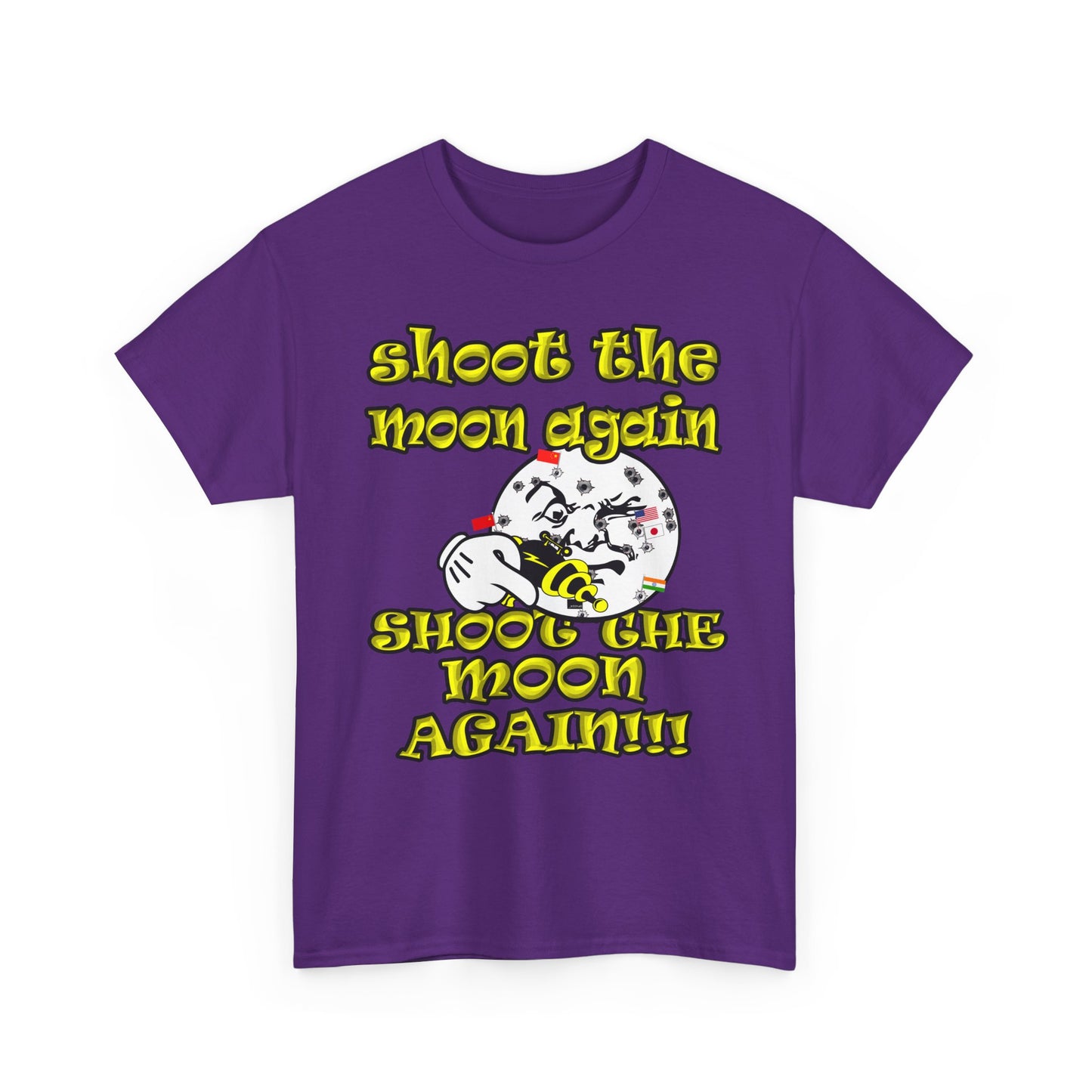 shoot the moon again - Unisex Heavy Cotton Tee