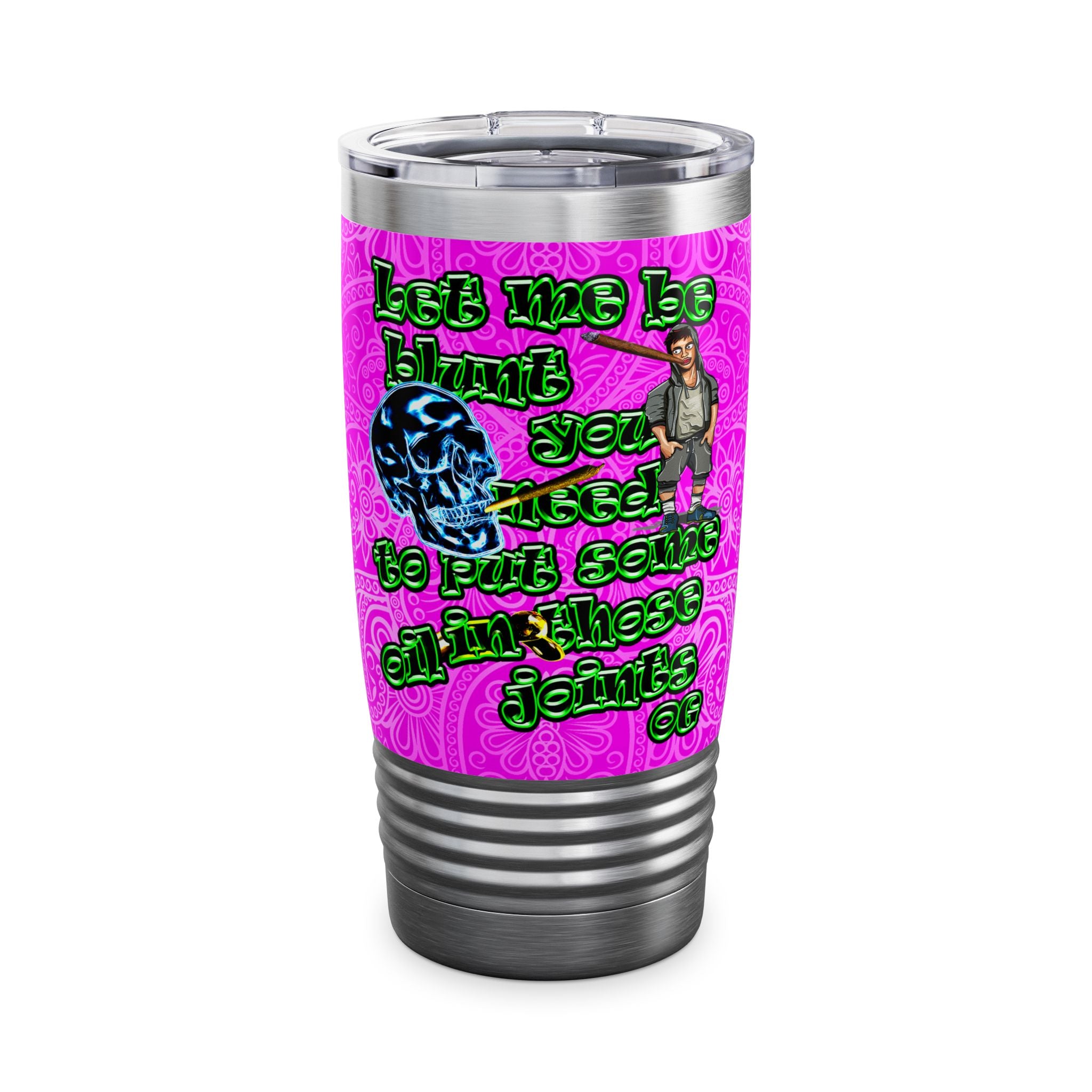 og - Ringneck Tumbler, 20oz (pink swirl)