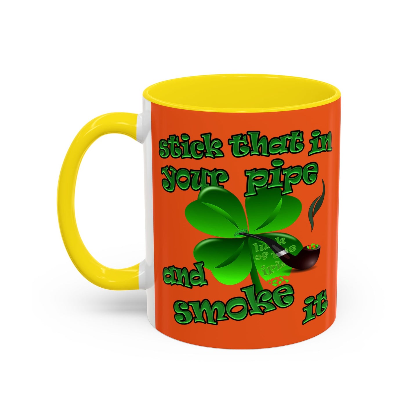 celtics logo - Accent Mug (orange)