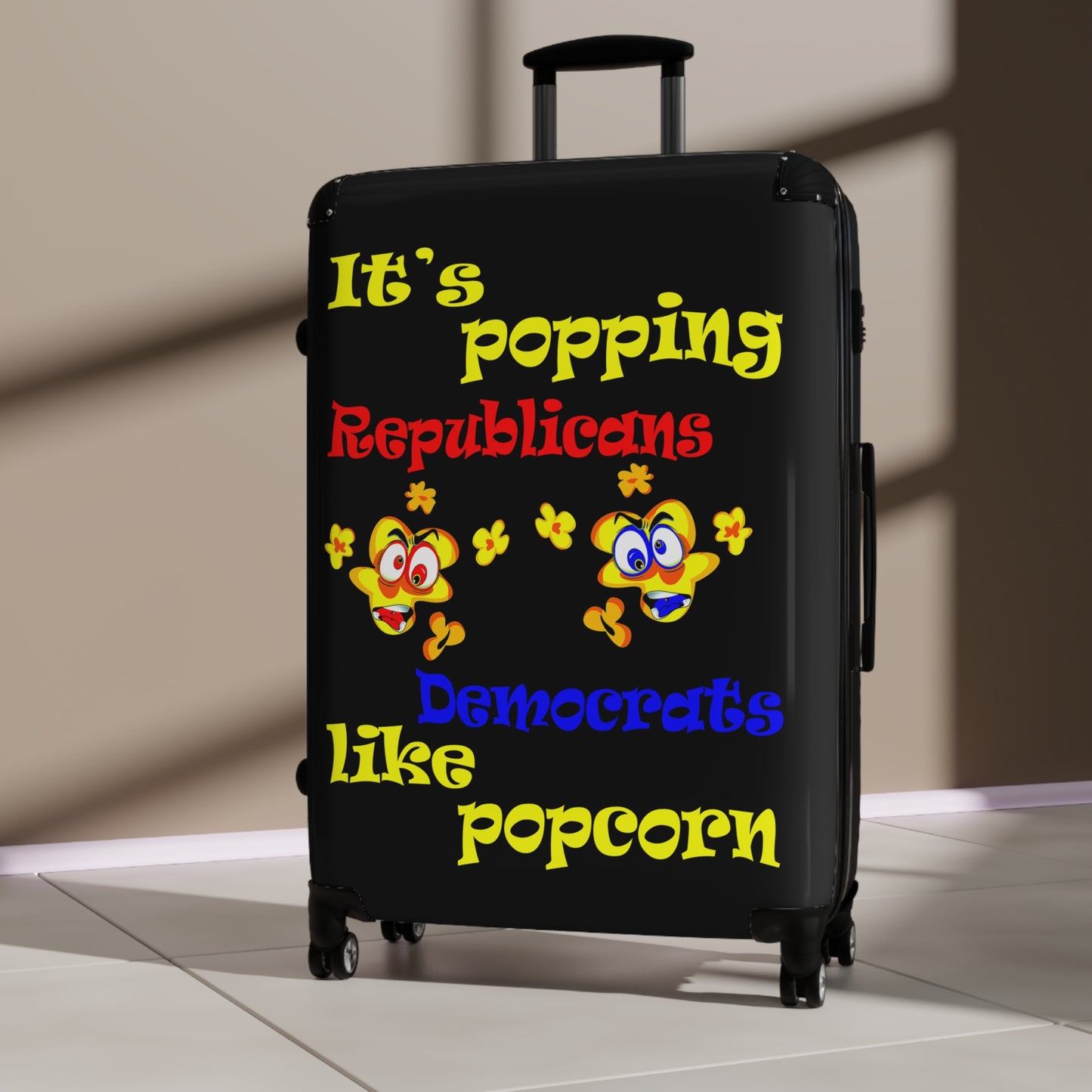 popping like popcorn - Suitcase (black)