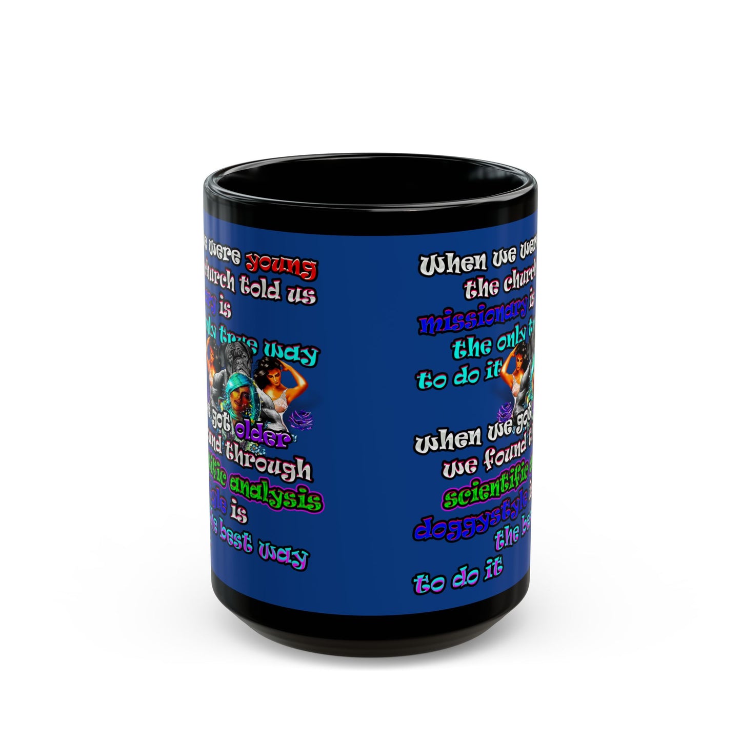 doggystyle - Black Mug (dark blue)
