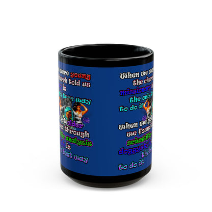 doggystyle - Black Mug (dark blue)