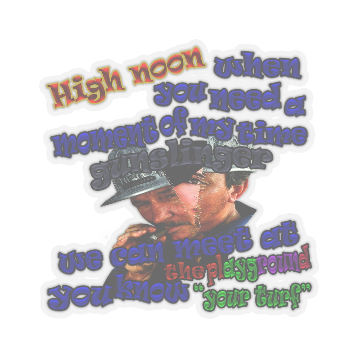 high noon - Kiss-Cut Stickers