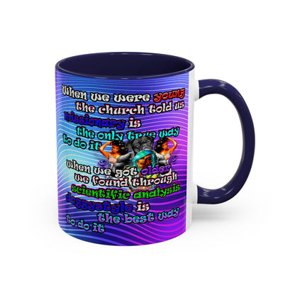 doggystyle - Accent Mug (purple wave)
