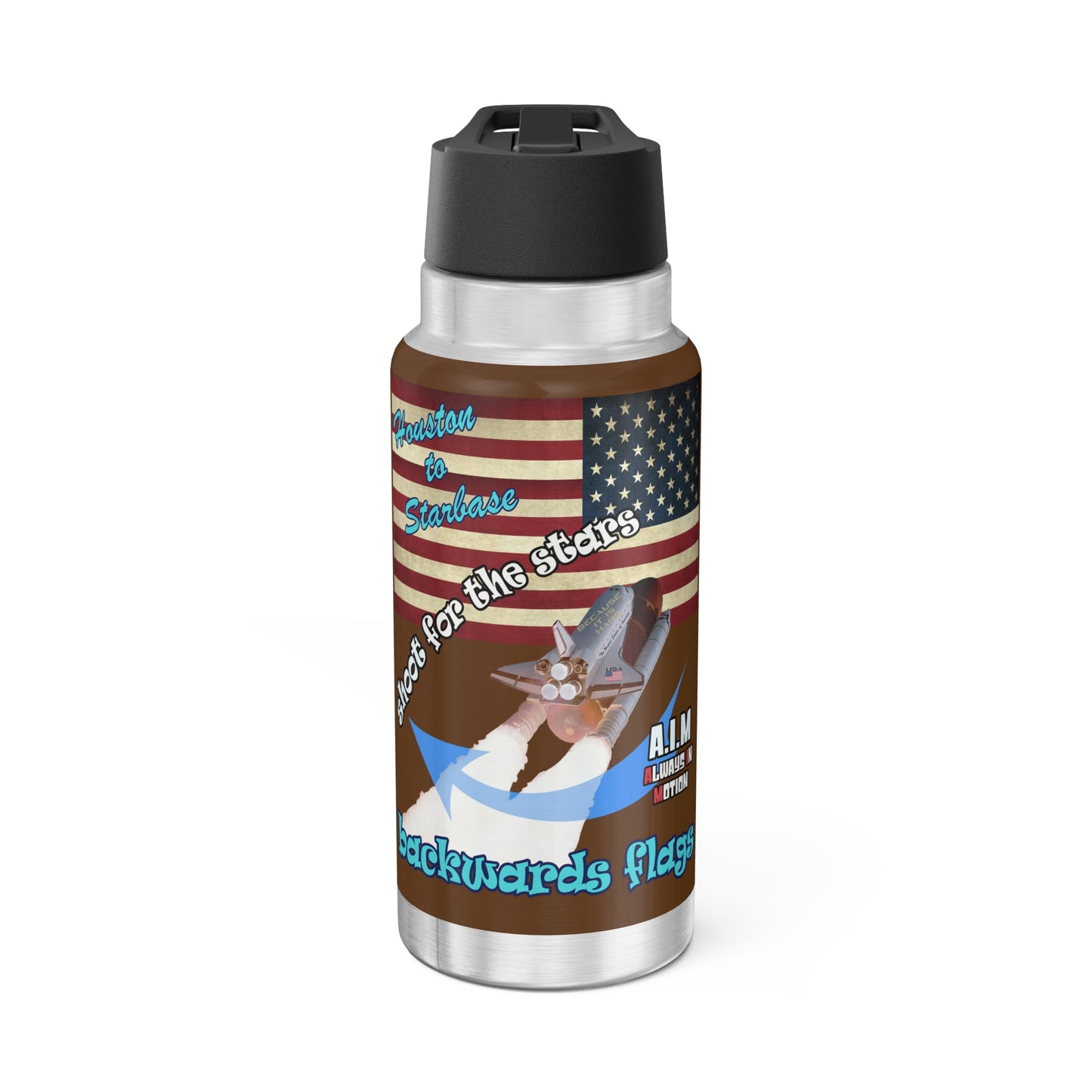 shoot for the stars - Gator Tumbler, 32oz (brown)