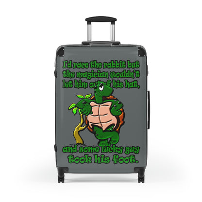 turtle race - Suitcase (dark grey)