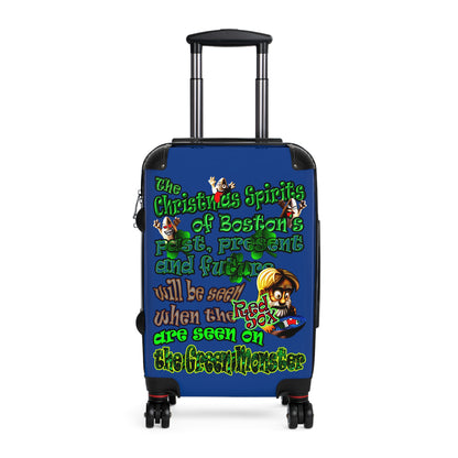 christmas spirits of boston - Suitcase (dark blue)