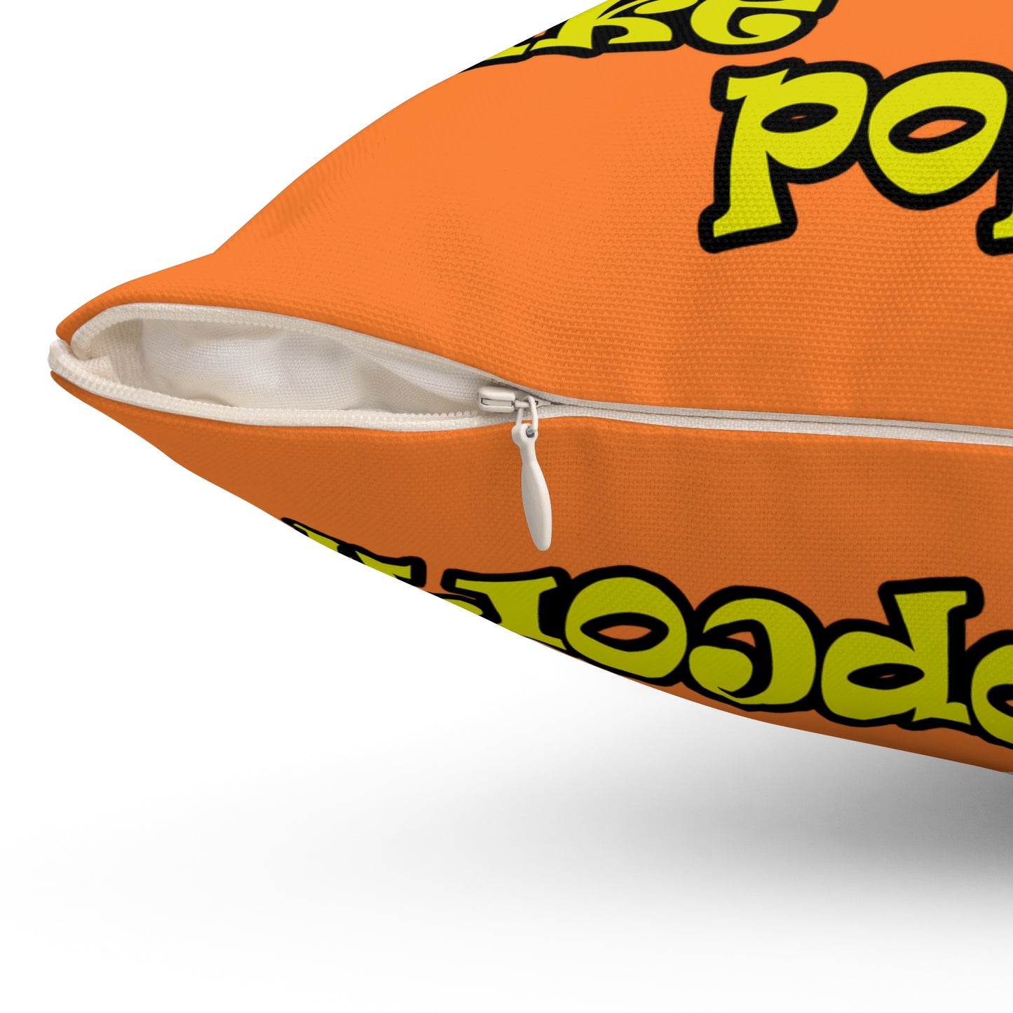 popping like popcorn - Spun Polyester Square Pillow - (crusta)
