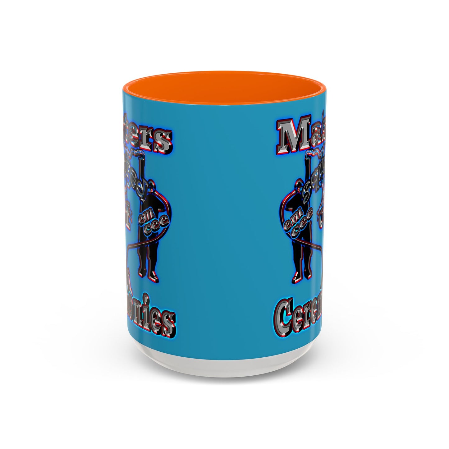 em cee squared - Accent Mug (turquoise)