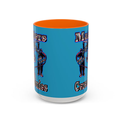em cee squared - Accent Mug (turquoise)