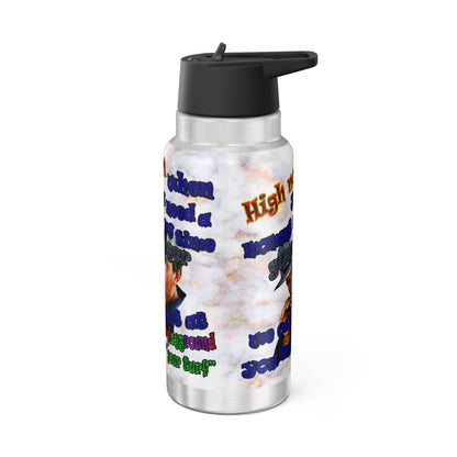 high noon - Gator Tumbler, 32oz  (white marble)
