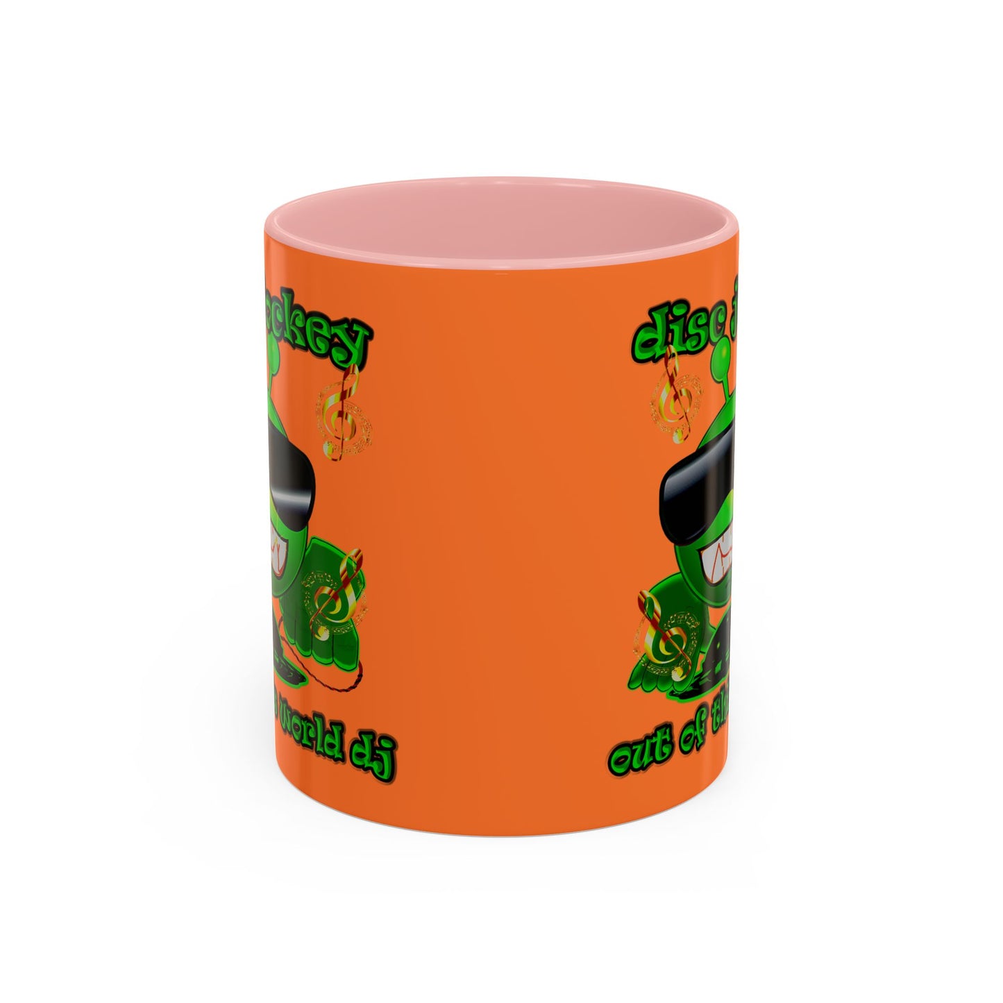 disc jockey - Accent Mug (crusta)