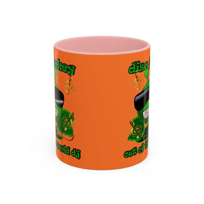 disc jockey - Accent Mug (crusta)