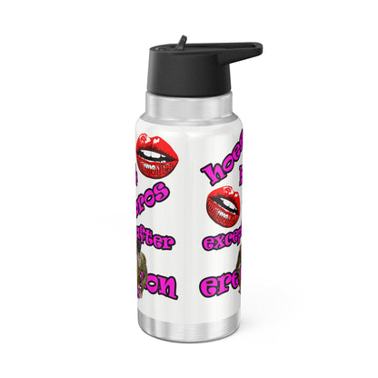 hoes b4 bros - Gator Tumbler, 32oz (white)