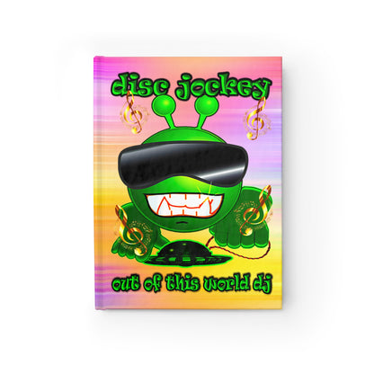 disc jockey - journal-lined (color blur)