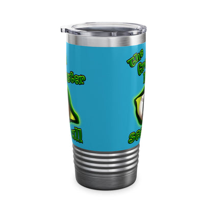 green monster - Ringneck Tumbler, 20oz (turquoise)