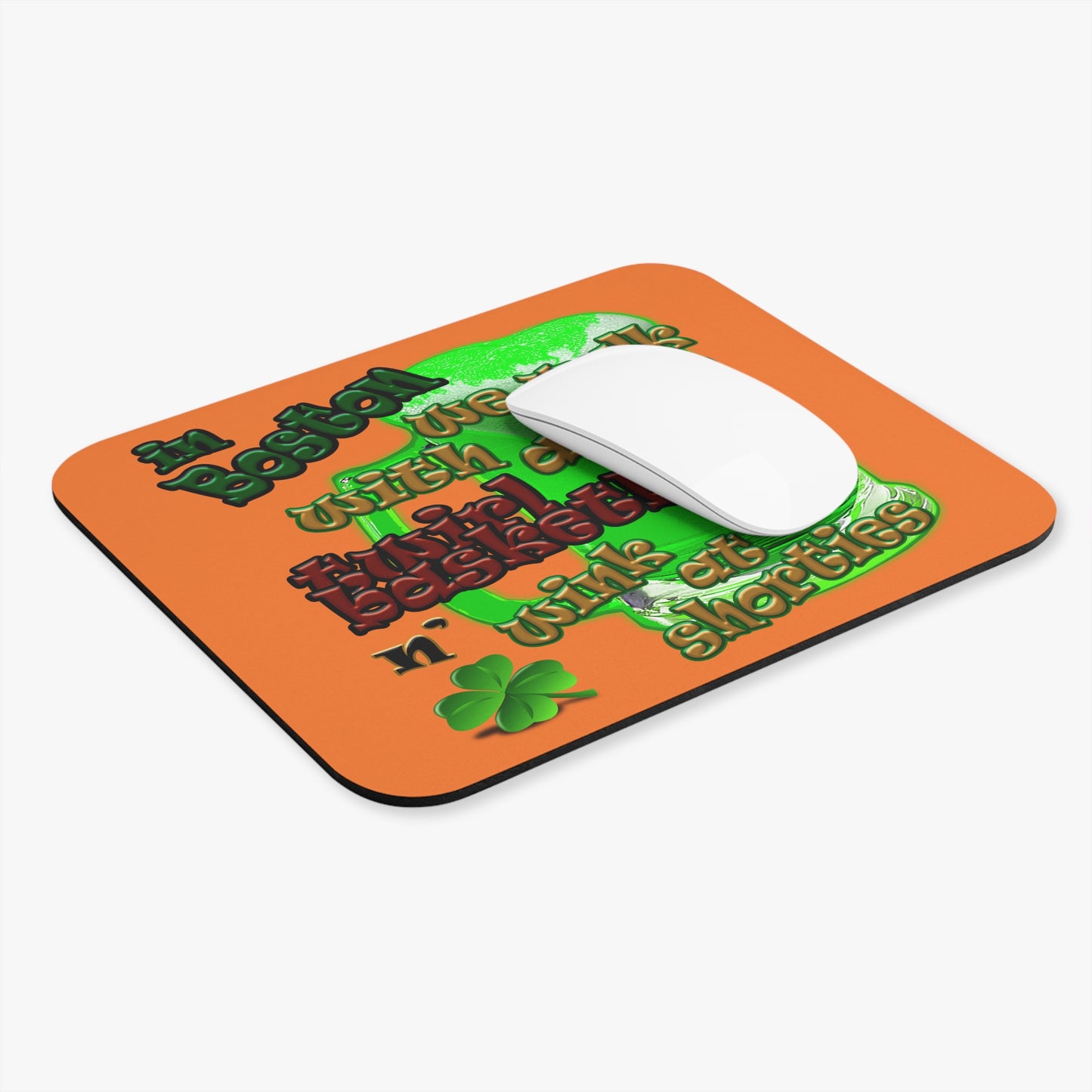 celtics logo - Mouse Pad (Rectangle) (crusta)