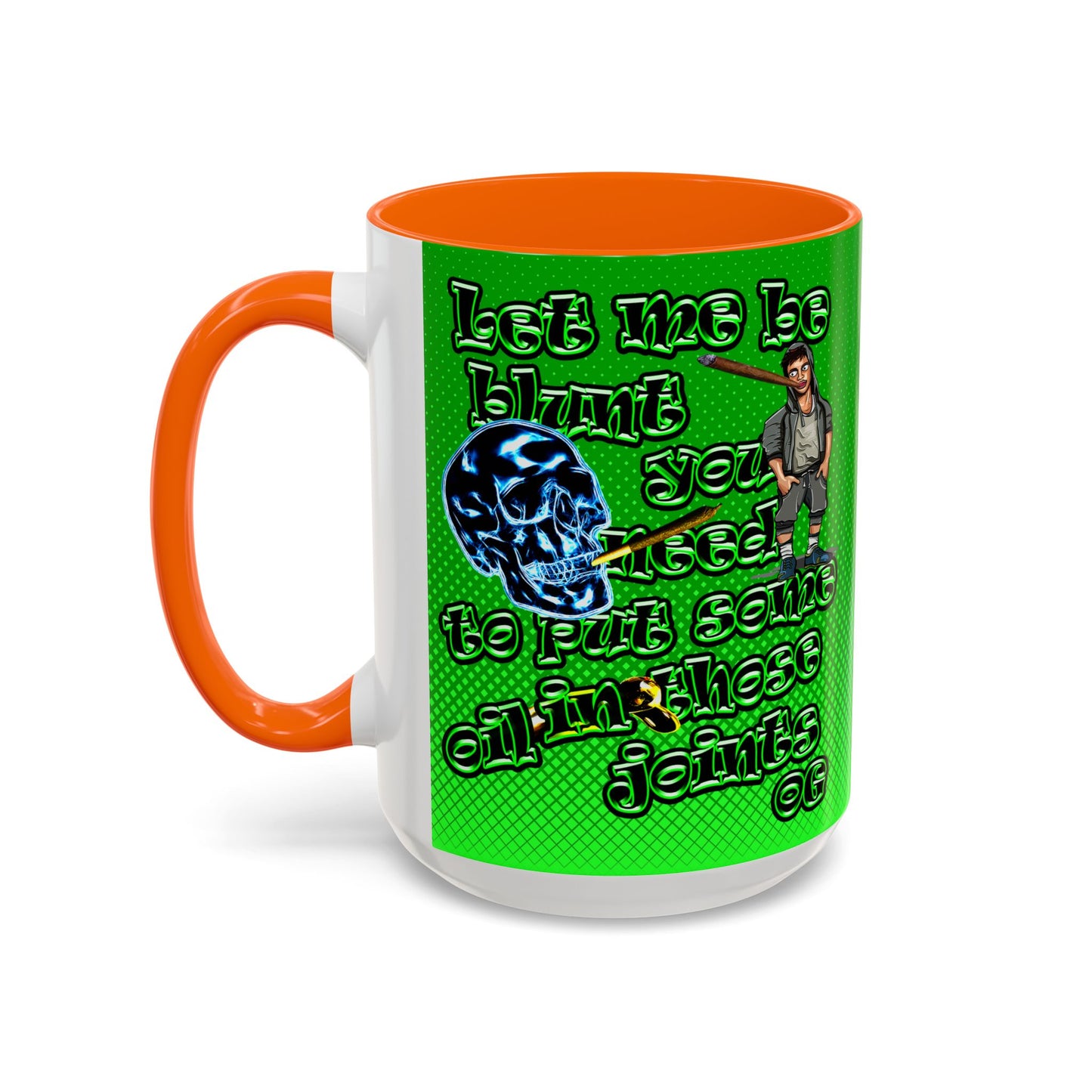 og - Accent Mug (logo green)