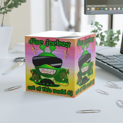 disc jockey - note cube (color blur)