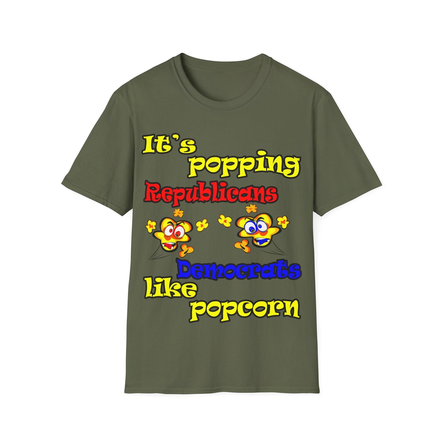 popping like popcorn - Unisex Softstyle T-Shirt